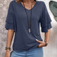 V-Neck Half Sleeve Blouse