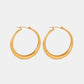 18K Gold-Plated Hoop Earrings