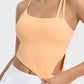 Slit Asymmetrical Neck Active Cami