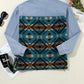 Pocketed Button Up Long Sleeve Denim Jacket