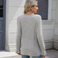 Lace Detail V-Neck Long Sleeve T-Shirt