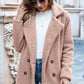 Full Size Lapel Collar Sherpa Coat