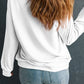 Football Round Neck Long Sleeve Sweatshirt