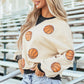 Sequin Basketball Long Sleeve Sweatshirt