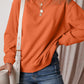 Round Neck Long Sleeve Sweatshirt