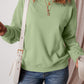 Round Neck Long Sleeve Sweatshirt