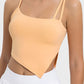 Slit Asymmetrical Neck Active Cami