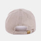 Zenana Washed DALLAS Embroidered Baseball Cap