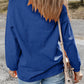 GAME DAY Round Neck Long Sleeve Sweatshirt