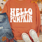 Letter Graphic Round Neck Long Sleeve Sweatshirt