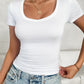 Scoop Neck Short Sleeve T-Shirt