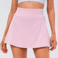 High Waist Pleated Active Skirt