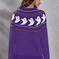 Ghost Pattern Round Neck Long Sleeve Sweater