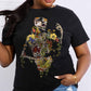 Simply Love Full Size Skeleton Graphic Cotton Tee