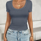 Scoop Neck Short Sleeve T-Shirt