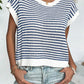 Striped Round Neck Sweater Vest