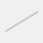 24 Carat Moissanite 925 Sterling Silver Heart Bracelet