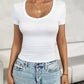 Scoop Neck Short Sleeve T-Shirt