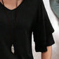 V-Neck Half Sleeve Blouse