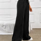 Honey Drawstring Elastic Waist Wide Leg Pants