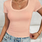 Scoop Neck Short Sleeve T-Shirt