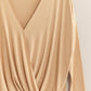 HYFVE Draped Drop Shoulder Long Sleeve Top