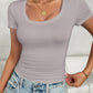 Scoop Neck Short Sleeve T-Shirt