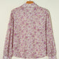 Printed Collared Neck Long Sleeve Shirt