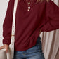 Round Neck Long Sleeve Sweatshirt