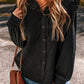 Ruffled Button Up Long Sleeve Shirt