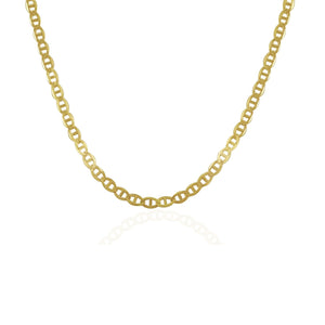 14k Yellow Gold Mariner Link Chain (3.20 mm)