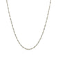 Sterling Silver 1.6mm Singapore Style Chain (1.50 mm)