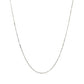 14k White Gold Classic Box Chain (0.45 mm)