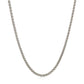 14k White Gold Round Wheat Chain (2.10 mm)