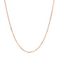 14k Rose Gold Diamond Cut Cable Link Chain (1.10 mm)