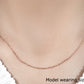 14k Rose Gold Diamond Cut Cable Link Chain (1.10 mm)