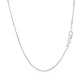 14k White Gold Diamond Cut Cable Link Chain (1.10 mm)