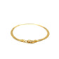 1.5mm 14k Yellow Gold Super Flex Herringbone Anklet