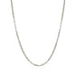 18k White Gold Diamond Cut Cable Link Chain (1.90 mm)