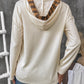 Drawstring Long Sleeve Hooded T-Shirt