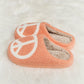 Melody Printed Plush Slide Slippers