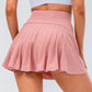 High Waist Pleated Active Skirt