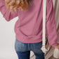 Round Neck Long Sleeve Sweatshirt