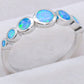 925 Sterling Silver Multi-Opal Ring