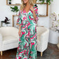 Double Take Full Size Half Sleeve Wide Leg Jumpsuit