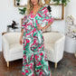 Double Take Full Size Half Sleeve Wide Leg Jumpsuit