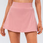 High Waist Pleated Active Skirt