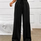 Honey Drawstring Elastic Waist Wide Leg Pants