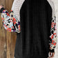 Printed Round Neck Long Sleeve Top