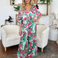 Double Take Full Size Half Sleeve Wide Leg Jumpsuit